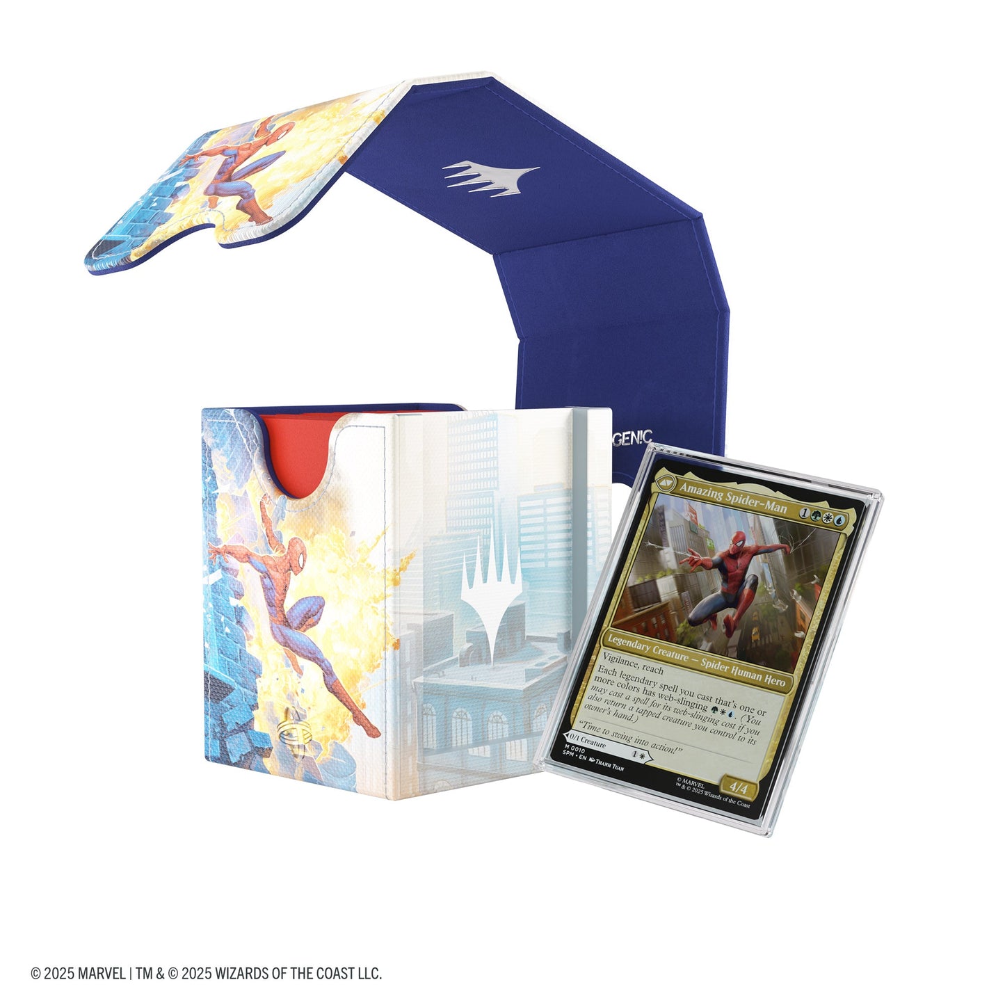 Magic: The Gathering | Marvel's Spider-Man Art Squire PLUS 100+ XL - Hộp Đựng Bài Cao Cấp Gamegenic - Hình ảnh bổ sung 4