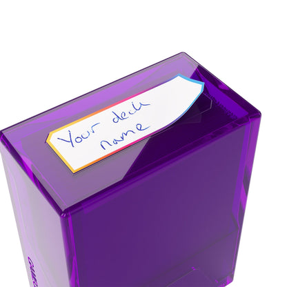 Bastion 50+ XL Purple - Hộp đựng thẻ bài TCG - Gamegenic