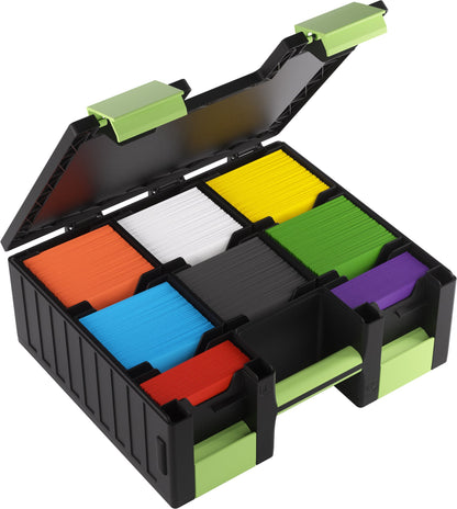 Game Castle Black/Green - Hộp lưu trữ thẻ bài và phụ kiện cao cấp - Gamegenic