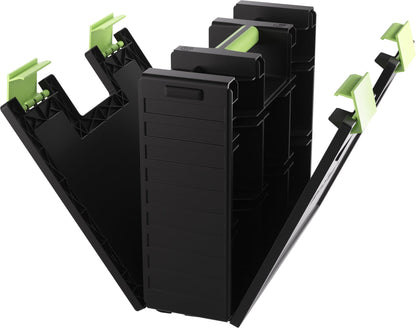 Game Castle Black/Green - Hộp lưu trữ thẻ bài và phụ kiện cao cấp - Gamegenic