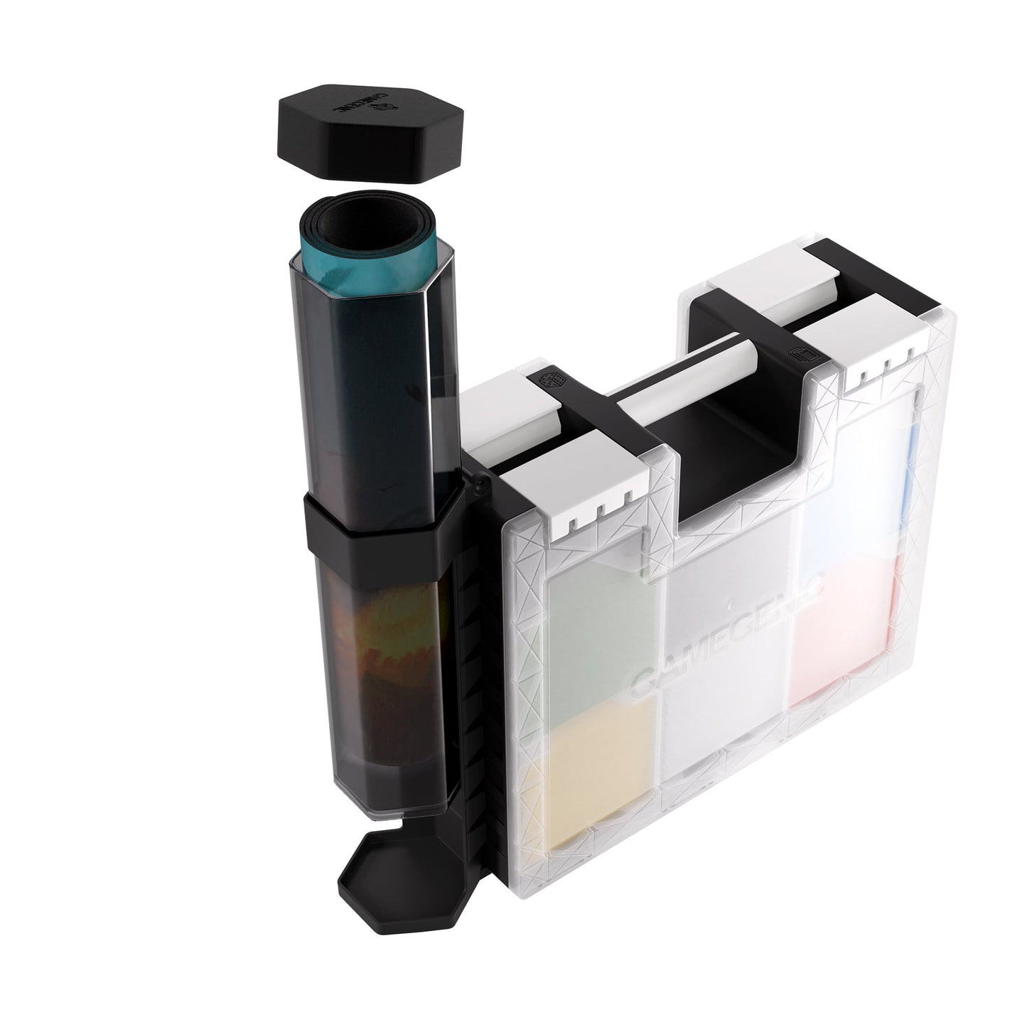 Game Castle Tube Holder - Black - Ống Đựng Thảm Playmat - Gamegenic