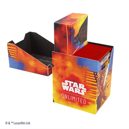 Star Wars: Unlimited Soft Crate - Luke/Vader Hộp Đựng Bài TCG Gamegenic