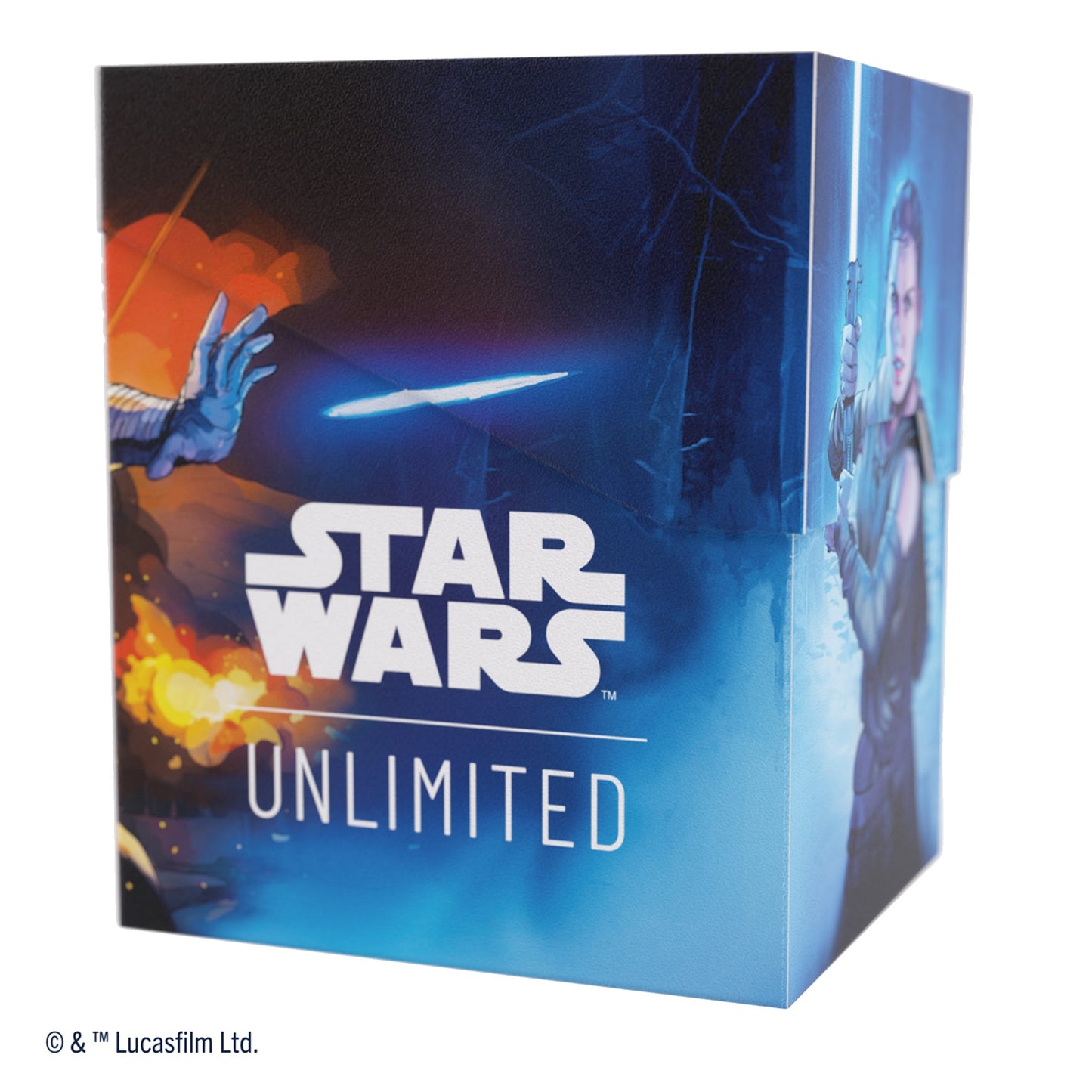Star Wars: Unlimited Soft Crate - Rey / Kylo Ren - Hộp Đựng Bài Deck Box Gamegenic - Hình ảnh chi tiết 2