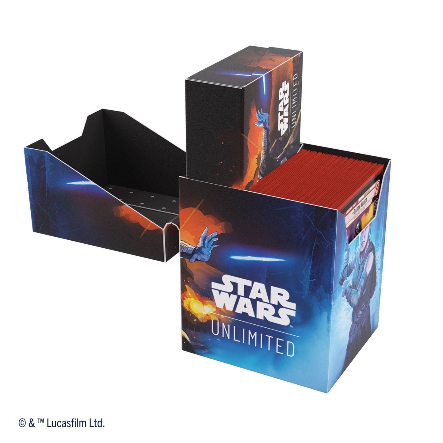 Star Wars: Unlimited Soft Crate - Rey / Kylo Ren - Hộp Đựng Bài Deck Box Gamegenic - Hình ảnh bổ sung 4