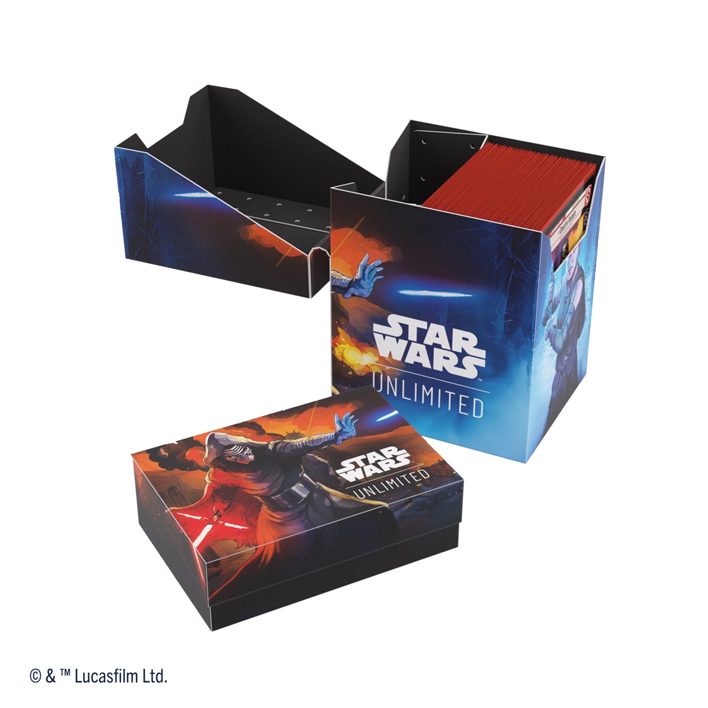 Star Wars: Unlimited Soft Crate - Rey / Kylo Ren - Hộp Đựng Bài Deck Box Gamegenic - Hình ảnh bổ sung 5