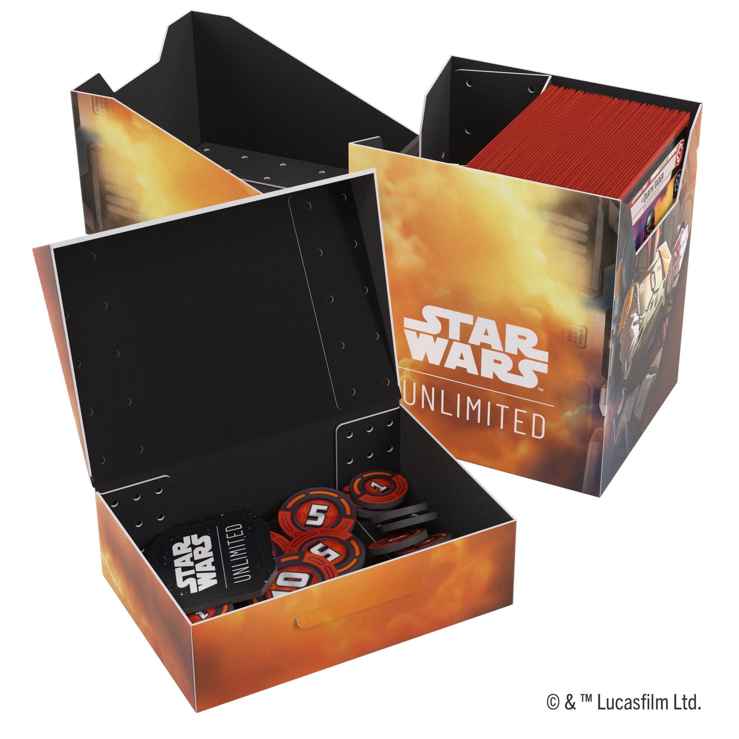 Star Wars: Unlimited Soft Crate Boba Fett - Fett's Firespray | Hộp Đựng Bài Gamegenic