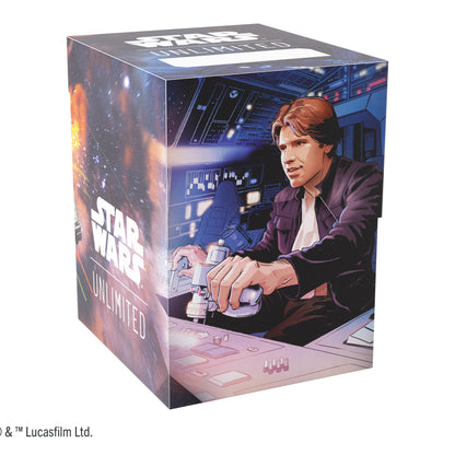 Star Wars: Unlimited Soft Crate Han Solo - Millenium Falcon - Hộp Đựng Bài TCG Cao Cấp Gamegenic - Hình ảnh sản phẩm