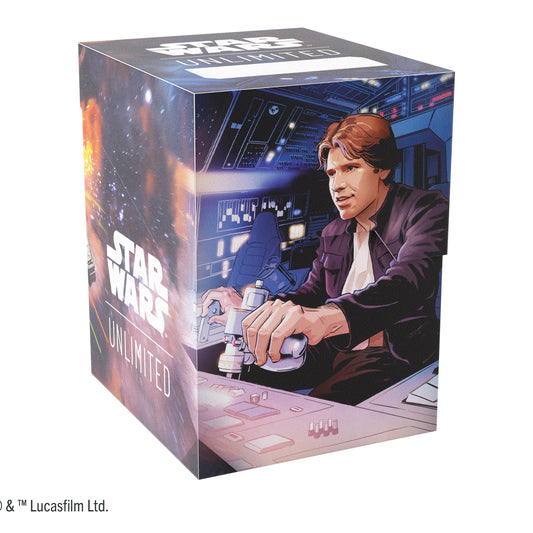 Star Wars: Unlimited Soft Crate Han Solo - Millenium Falcon - Hộp Đựng Bài TCG Cao Cấp Gamegenic