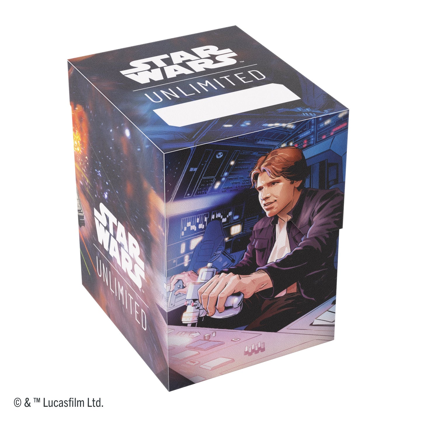 Star Wars: Unlimited Soft Crate Han Solo - Millenium Falcon - Hộp Đựng Bài TCG Cao Cấp Gamegenic - Hình ảnh chi tiết 2