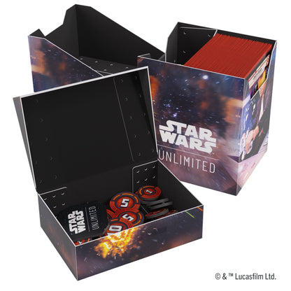 Star Wars: Unlimited Soft Crate Han Solo - Millenium Falcon - Hộp Đựng Bài TCG Cao Cấp Gamegenic - Góc nhìn khác 3