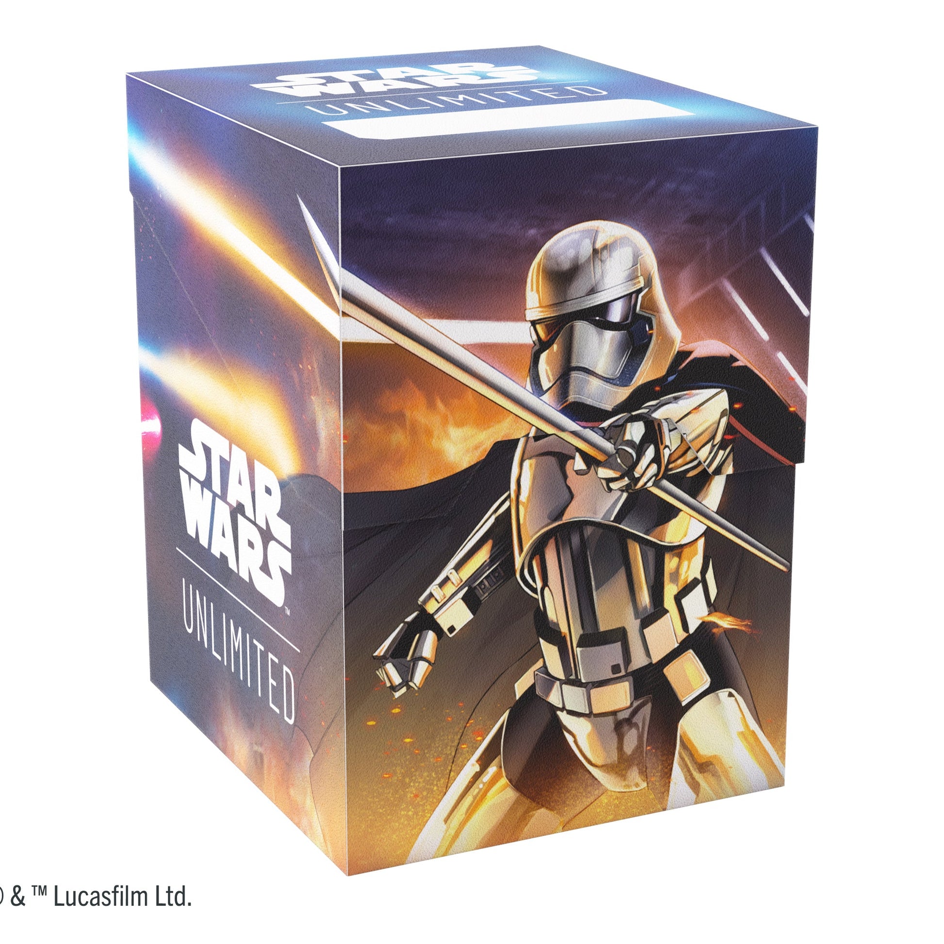 Star Wars: Unlimited Soft Crate Captain Phasma - Storm Trooper | Hộp Đựng Bài TCG Gamegenic - Hình ảnh sản phẩm