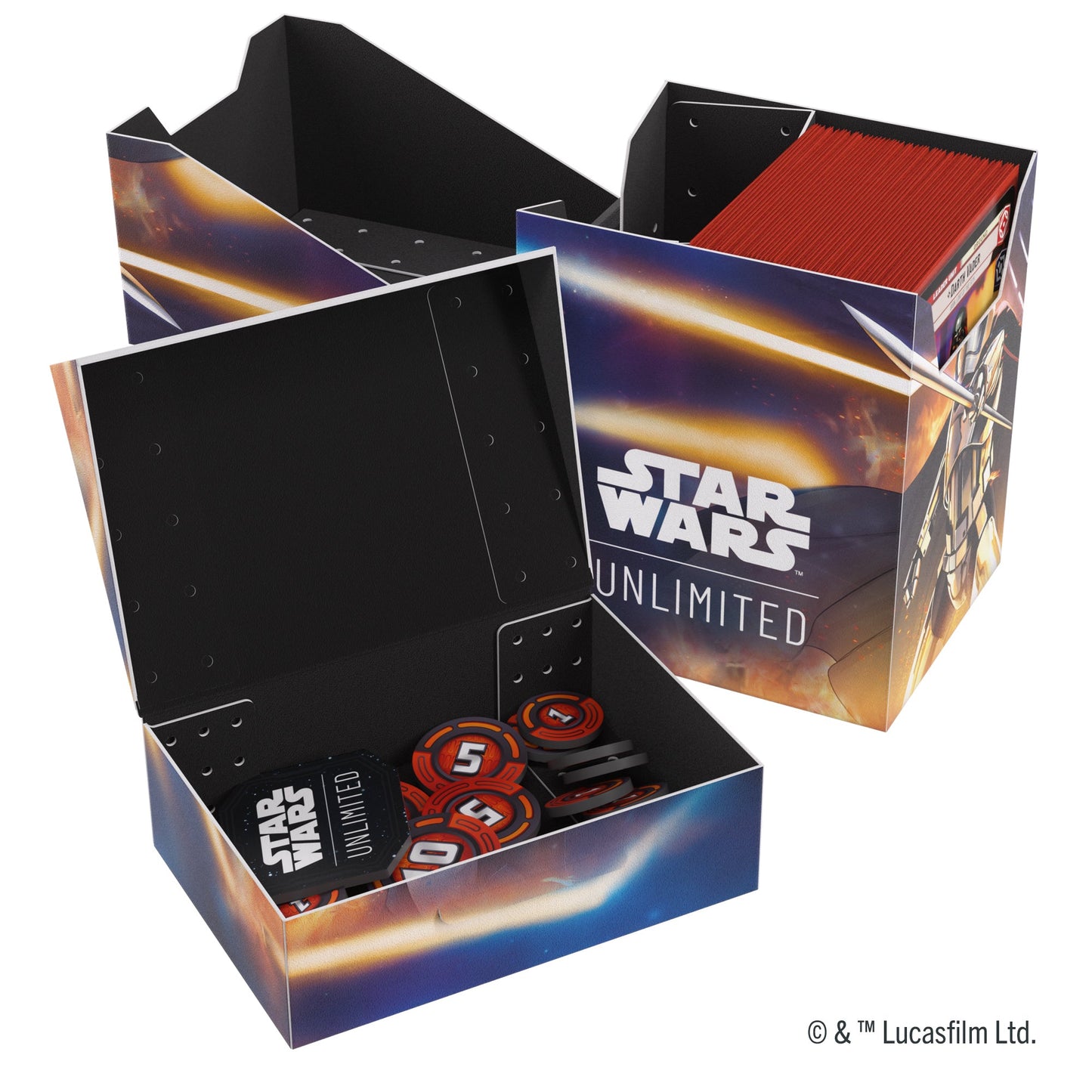 Star Wars: Unlimited Soft Crate Captain Phasma - Storm Trooper | Hộp Đựng Bài TCG Gamegenic - Góc nhìn khác 3