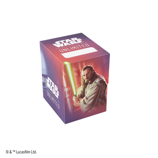 Star Wars: Unlimited Soft Crate - Qui-Gon Jinn | Hộp Đựng Bài TCG | Gamegenic