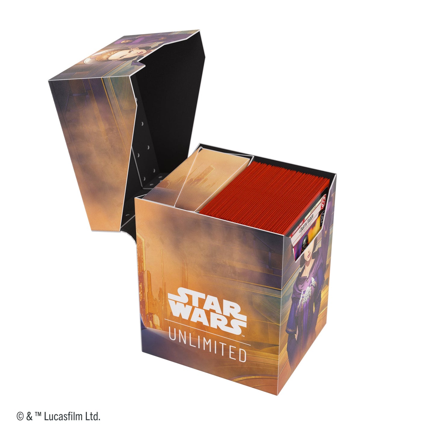 Star Wars: Unlimited Soft Crate - Palpatine/Padme Amidala - Hộp Đựng Bài TCG Chính Hãng Gamegenic