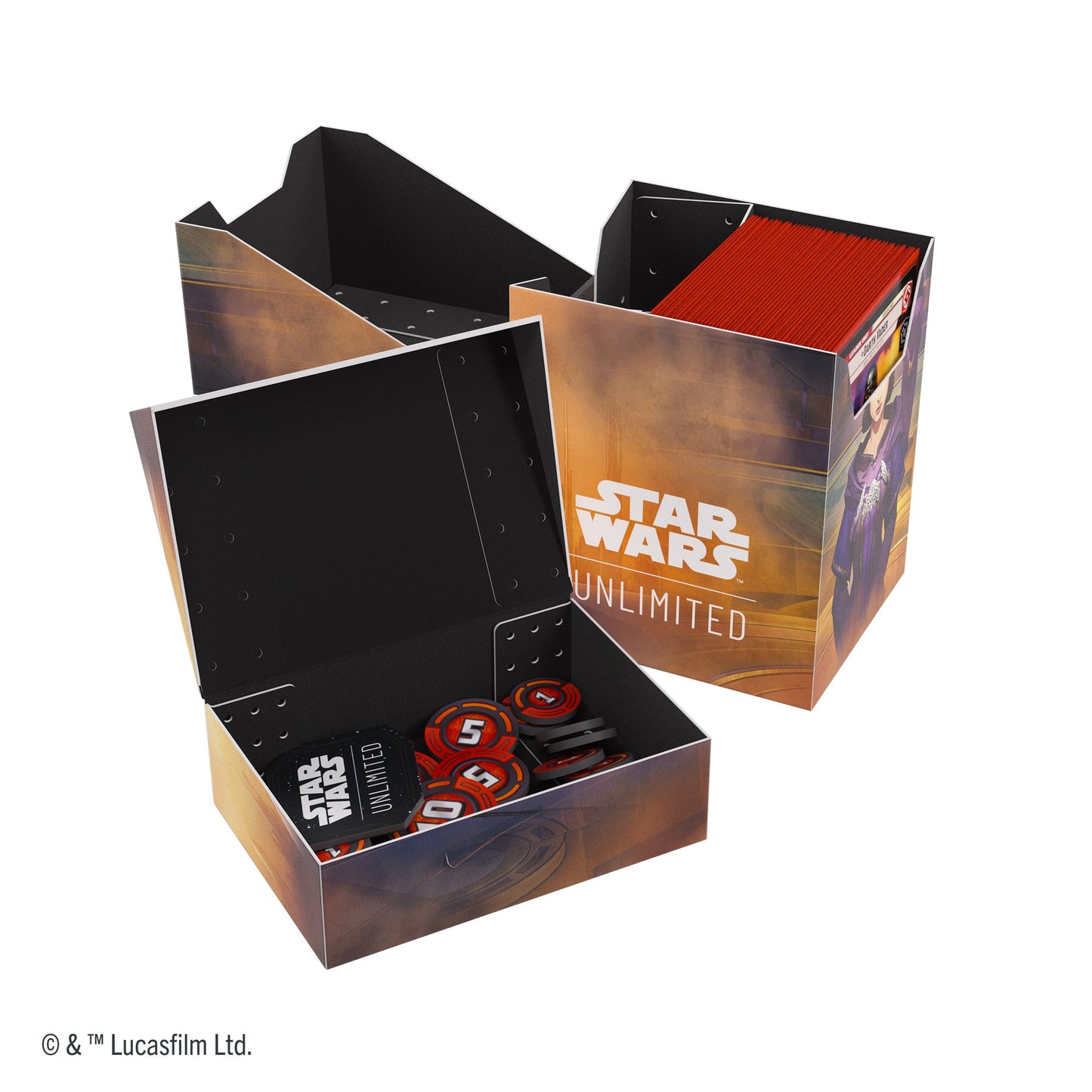 Star Wars: Unlimited Soft Crate - Palpatine/Padme Amidala - Hộp Đựng Bài TCG Chính Hãng Gamegenic