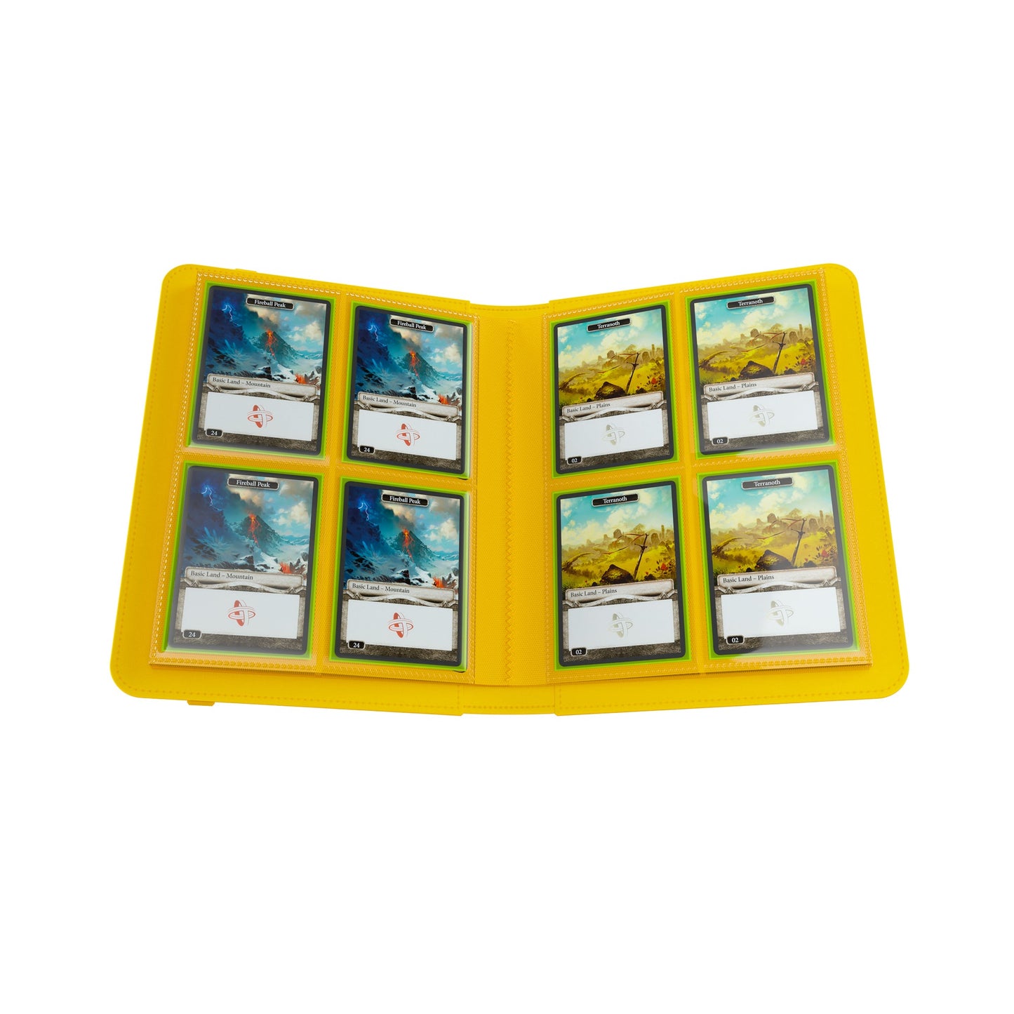 Prime Album 8-Pocket Yellow - Album Đựng Thẻ Bài 8 Ngăn Cao Cấp Gamegenic - Góc nhìn khác 3