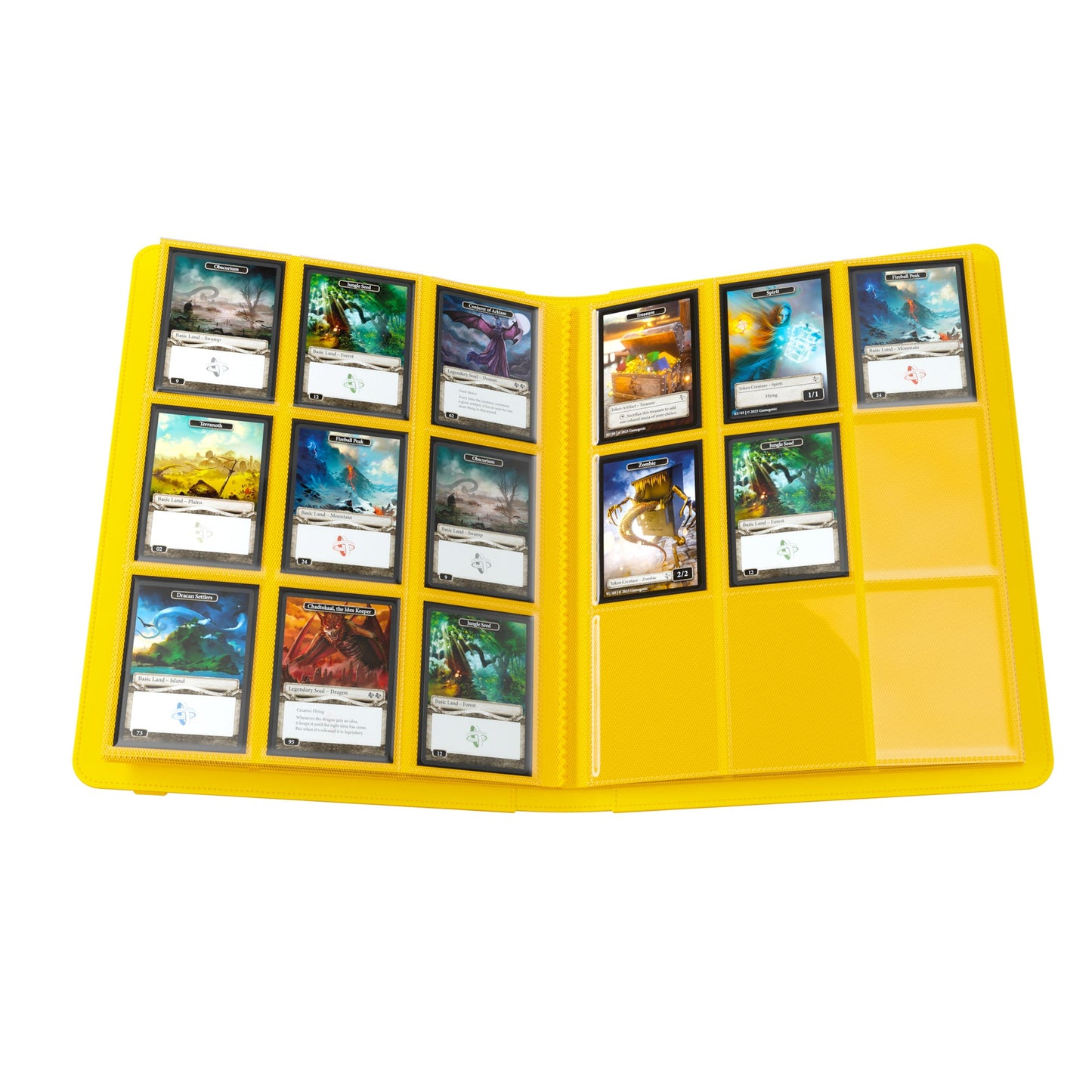 Prime Album 18-Pocket Yellow - Album Đựng Thẻ Bài 18 Ngăn - Gamegenic - Góc nhìn khác 3