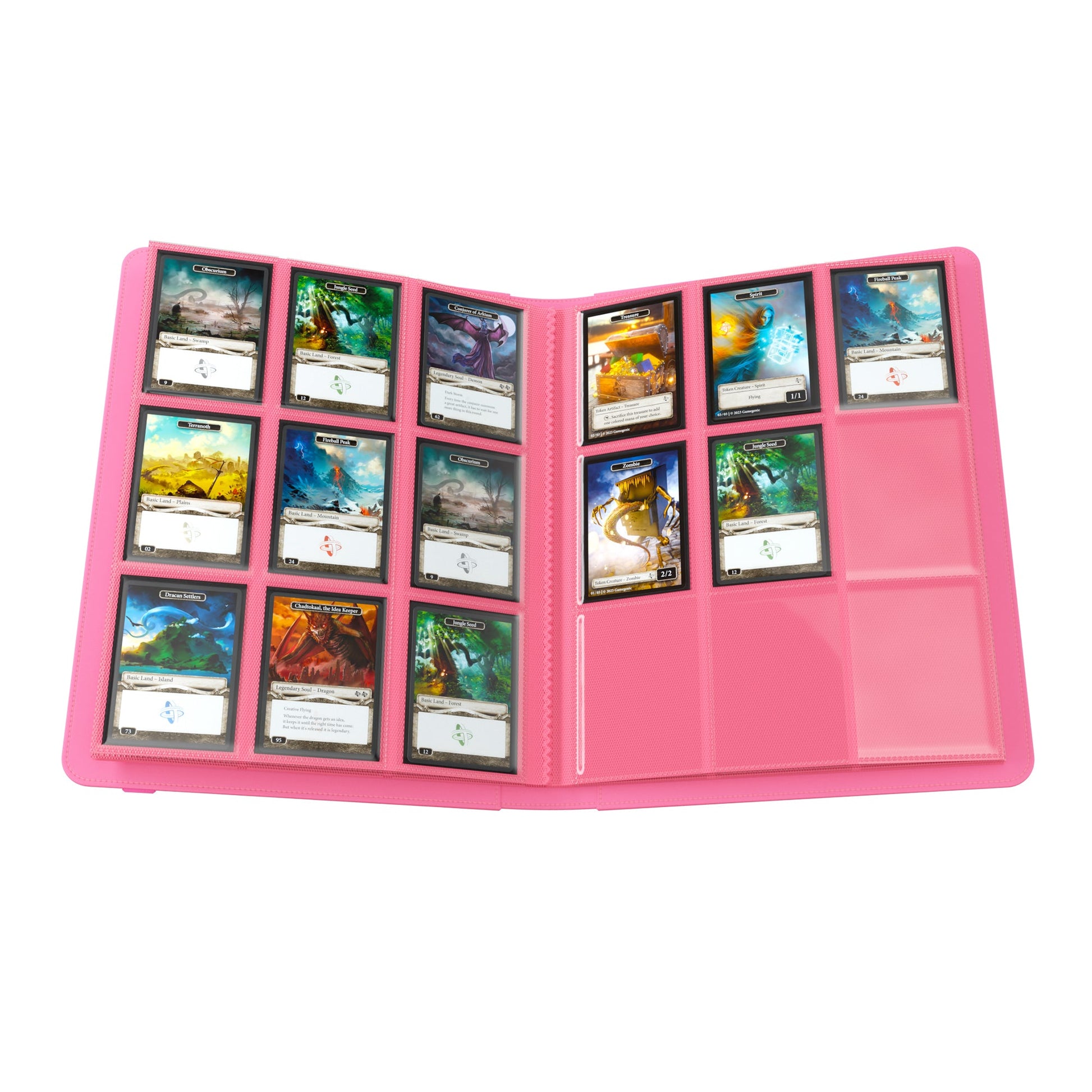 Prime Album 18-Pocket Pink - Album Đựng Thẻ Bài Cao Cấp Gamegenic - Góc nhìn khác 3