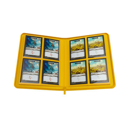 Zip-Up Album 8-Pocket Yellow - Album Đựng Thẻ Bài 8 Ngăn Gamegenic