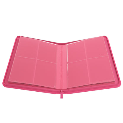 Zip-Up Album 8-Pocket Pink - Album Đựng Thẻ Bài 8 Ngăn Gamegenic