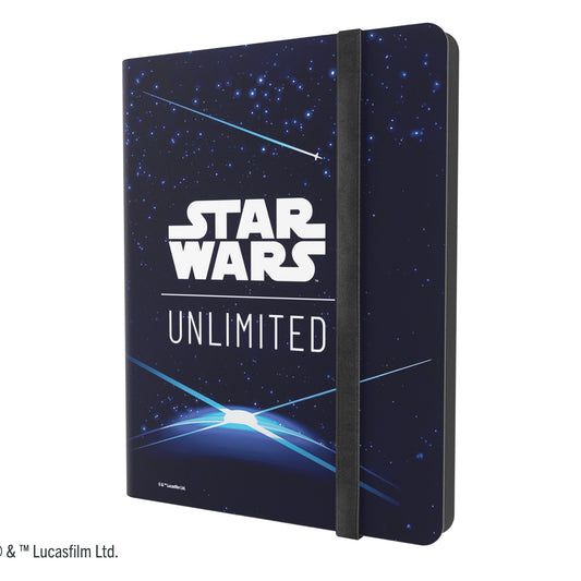 Star Wars™: Unlimited Casual Album 18-Pocket - Card Back Blue | Album Đựng Thẻ 18 Ngăn Gamegenic