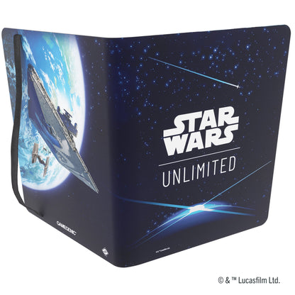 Star Wars™: Unlimited Casual Album 18-Pocket - Card Back Blue | Album Đựng Thẻ 18 Ngăn Gamegenic