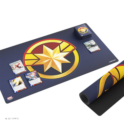 Marvel Champions Game Mat – Captain Marvel - Thảm Chơi Bài Cao Cấp Gamegenic - Góc nhìn khác 3