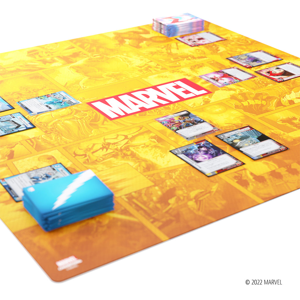 Marvel Champions Game Mat XL – Marvel Orange - Thảm Chơi Board Game Gamegenic - Hình ảnh chi tiết 2