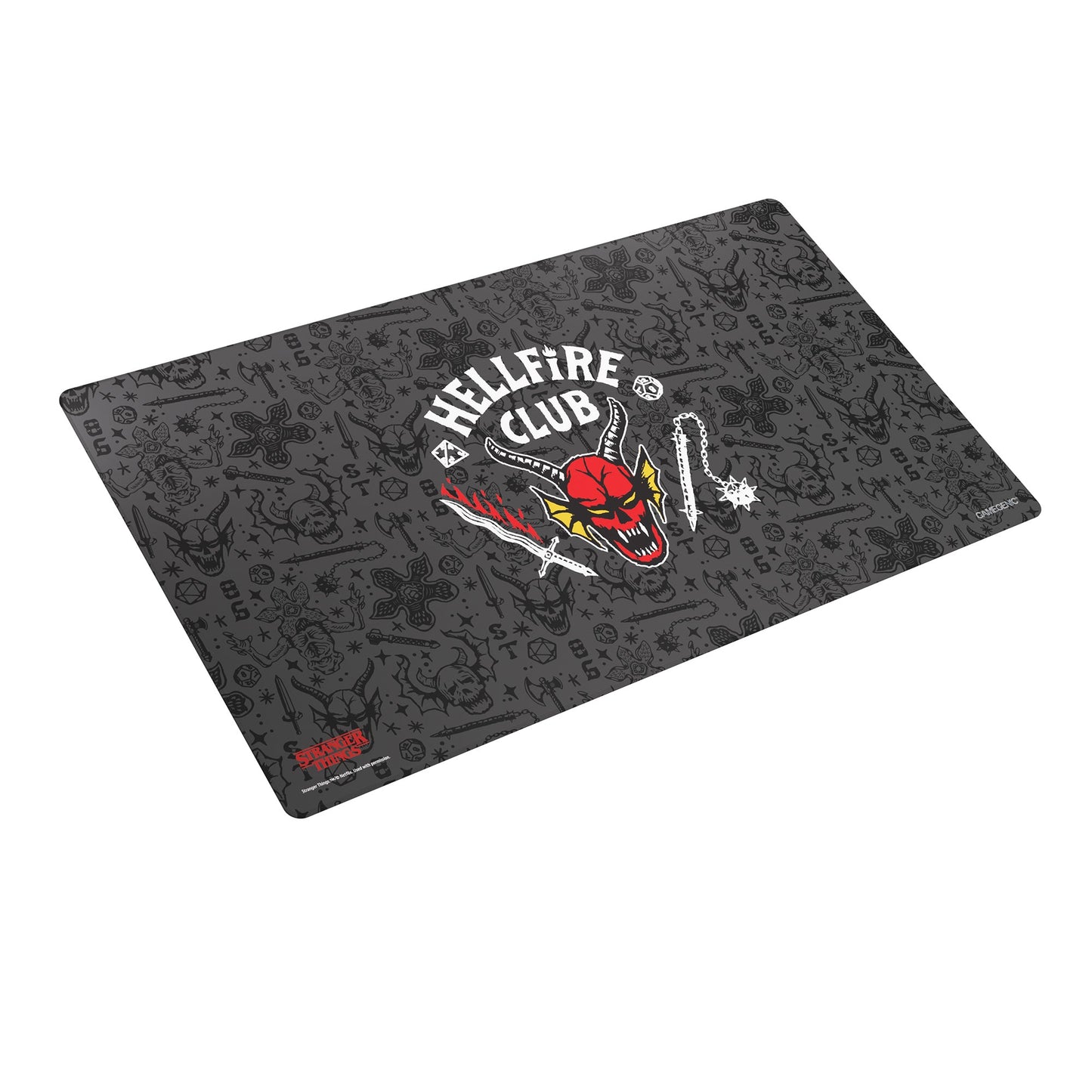 Stranger Things - Hellfire Club Prime Playmat - Thảm Chơi Game Cao Cấp Gamegenic - Hình ảnh sản phẩm