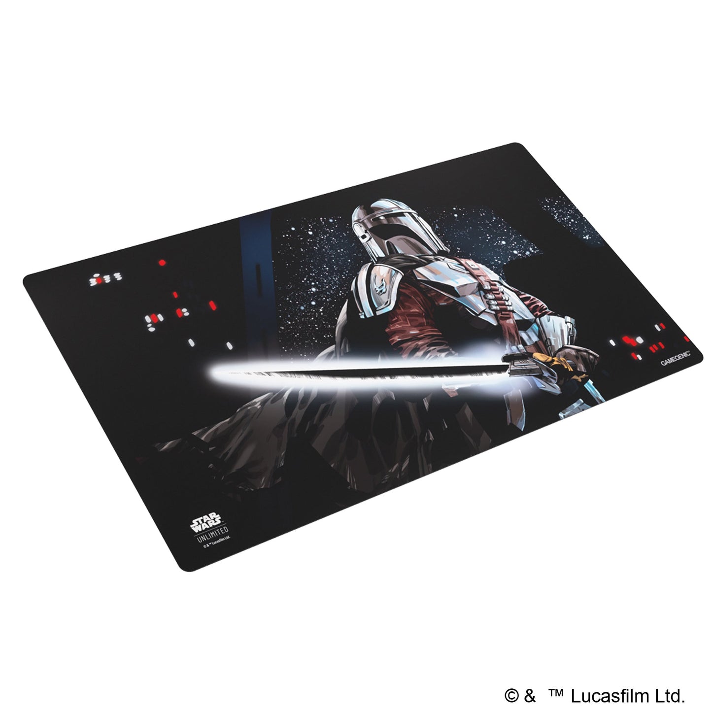 Star Wars: Unlimited Game Mat Mandalorian - Thảm Chơi Thẻ Bài TCG Cao Cấp - Gamegenic - Hình ảnh sản phẩm
