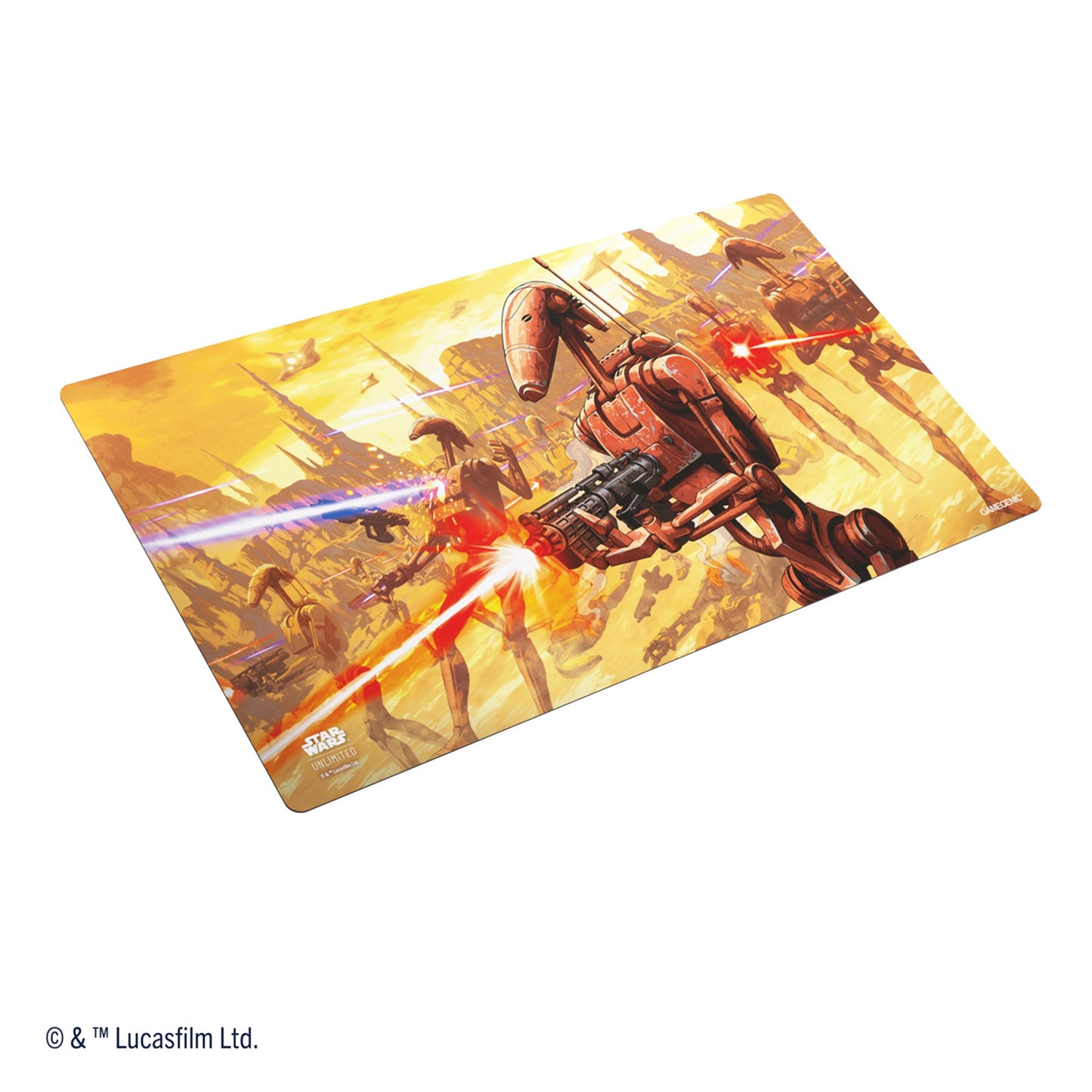 Star Wars: Unlimited Game Mat Battle Droids - Thảm Chơi Thẻ Bài Cao Cấp Gamegenic - Hình ảnh sản phẩm