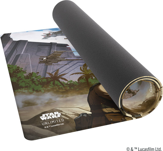 Star Wars: Unlimited Game Mat Battle of Scarif - Thảm Chơi Game Cao Cấp - Gamegenic