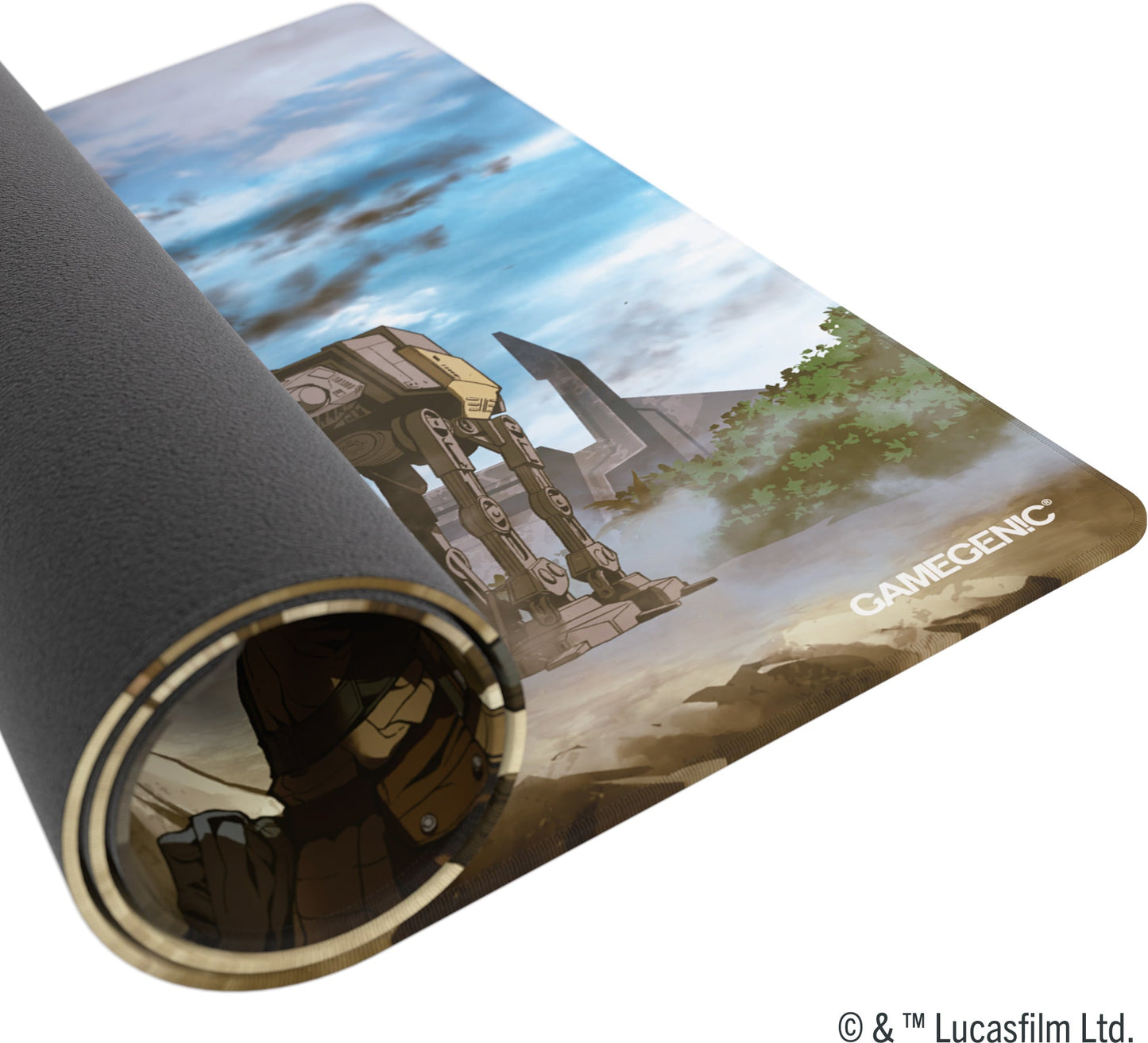 Star Wars: Unlimited Game Mat Battle of Scarif - Thảm Chơi Game Cao Cấp - Gamegenic