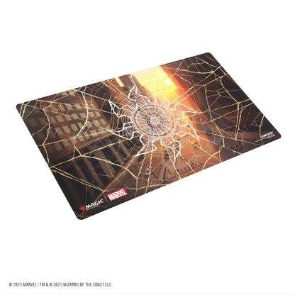 Magic: The Gathering | Marvel's Spider-Man Shiny Playmat - Spider-Man Plains | Thảm Chơi Bài Cao Cấp | Gamegenic - Hình ảnh chi tiết 2