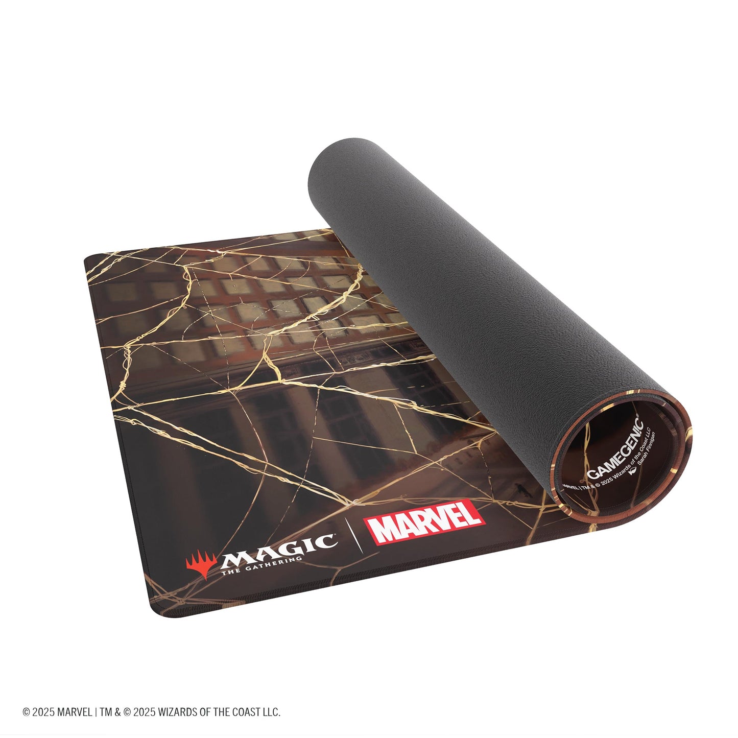 Magic: The Gathering | Marvel's Spider-Man Shiny Playmat - Spider-Man Plains | Thảm Chơi Bài Cao Cấp | Gamegenic - Góc nhìn khác 3