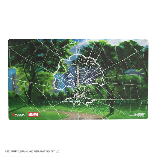 Magic: The Gathering | Marvel's Spider-Man Shiny Playmat - Spider-Man Forest - Thảm Chơi TCG Cao Cấp Gamegenic - Hình ảnh sản phẩm