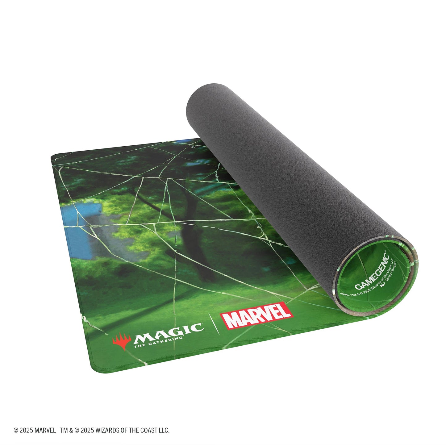 Magic: The Gathering | Marvel's Spider-Man Shiny Playmat - Spider-Man Forest - Thảm Chơi TCG Cao Cấp Gamegenic - Góc nhìn khác 3