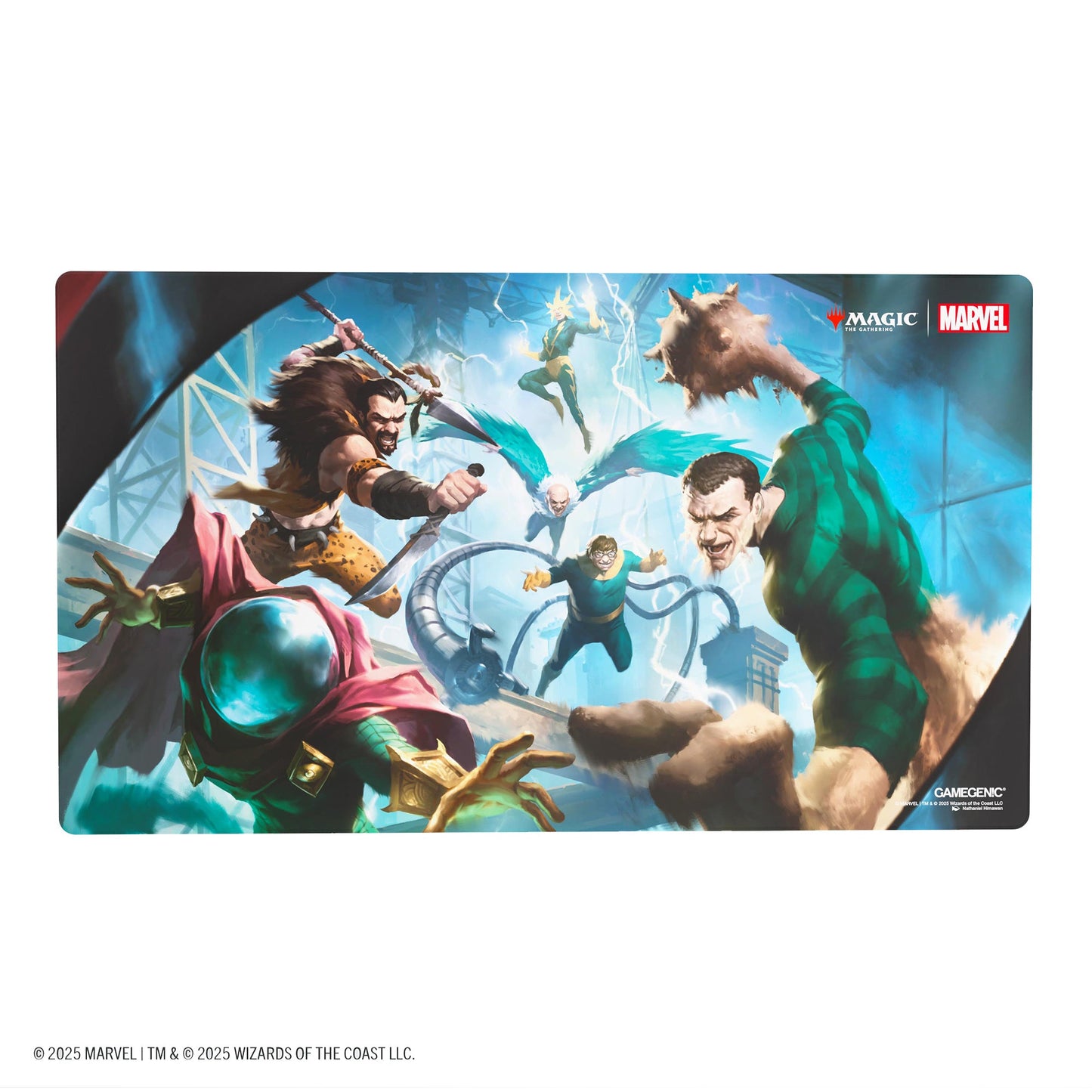 Magic: The Gathering | Marvel's Spider-Man Prime Playmat - Sinister Six - Thảm chơi bài TCG cao cấp Gamegenic - Hình ảnh sản phẩm