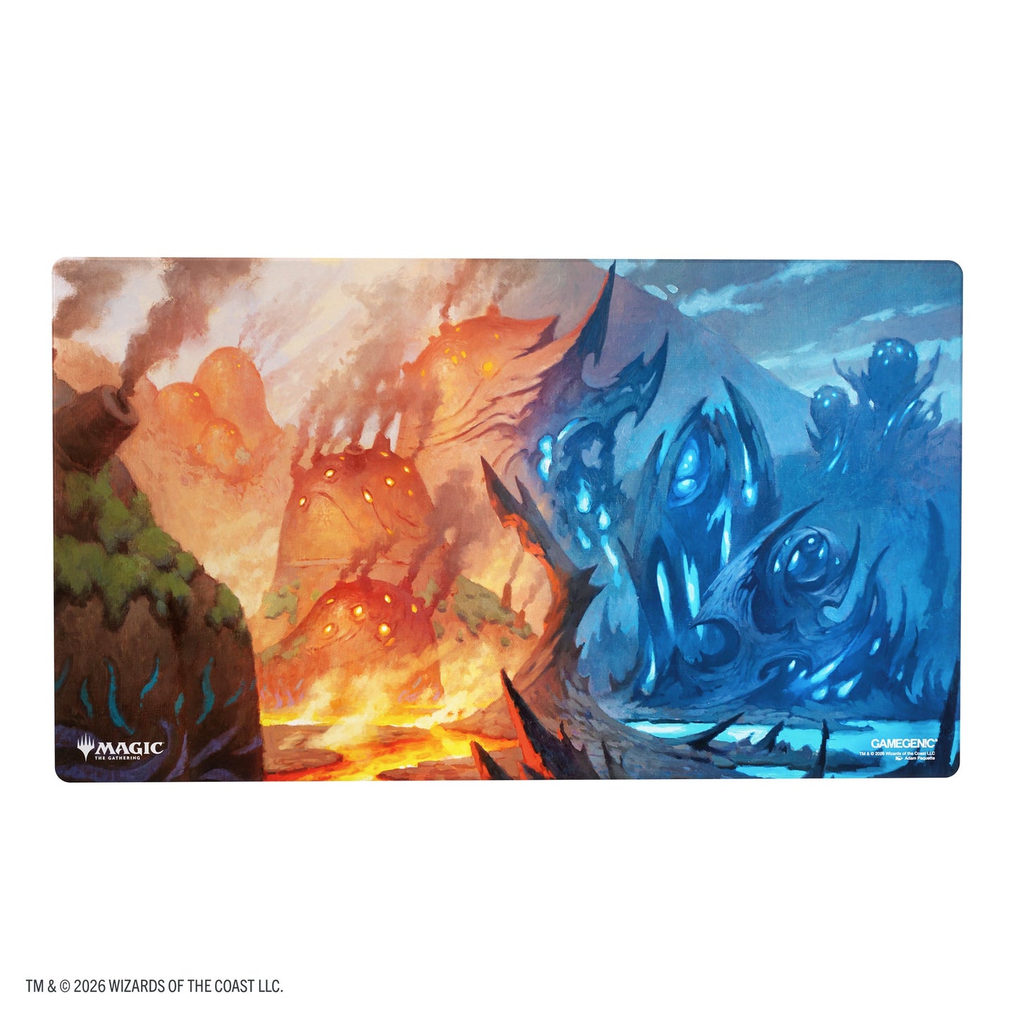 Magic: The Gathering | Lorwyn Eclipsed Shiny Playmat - Steam Vents