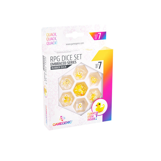Embraced Series - Rubber Duck - RPG Dice Set (7pcs) - Bộ Xúc Xắc Game Nhập Vai - Gamegenic