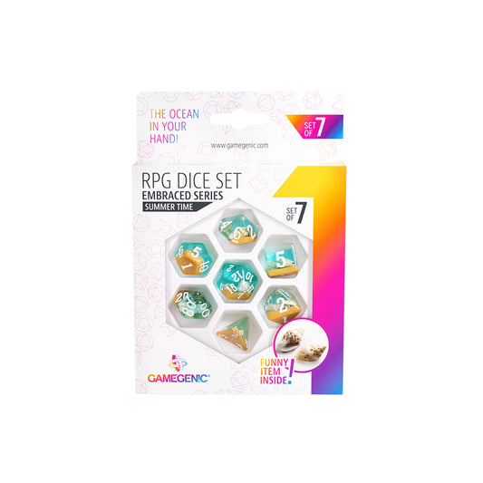 Embraced Series - Summer Time - RPG Dice Set (7pcs) - Bộ xúc xắc RPG cao cấp - Gamegenic