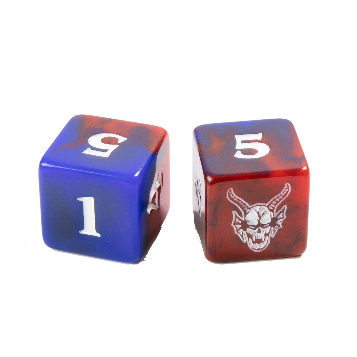 Stranger Things - Hellfire Club Hellfire Club D6 Dice Set (12x) – 16mm - Bộ Xúc Xắc 12 Viên Chính Hãng Gamegenic - Hình ảnh sản phẩm