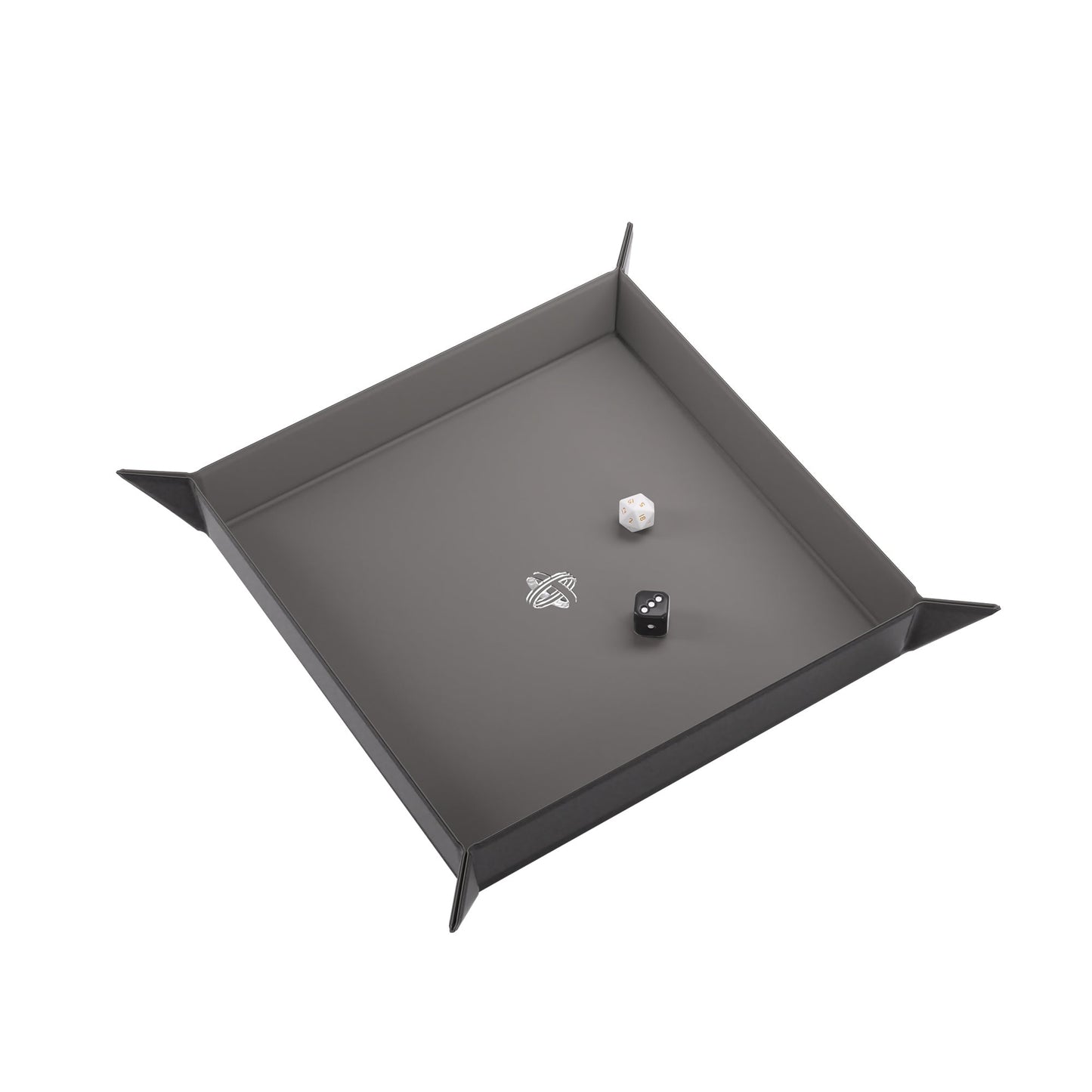 Magnetic Dice Tray Square Black/Gray - Khay Gieo Xúc Xắc Từ Tính - Gamegenic