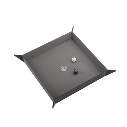 Magnetic Dice Tray Square Black/Gray - Khay Gieo Xúc Xắc Từ Tính - Gamegenic