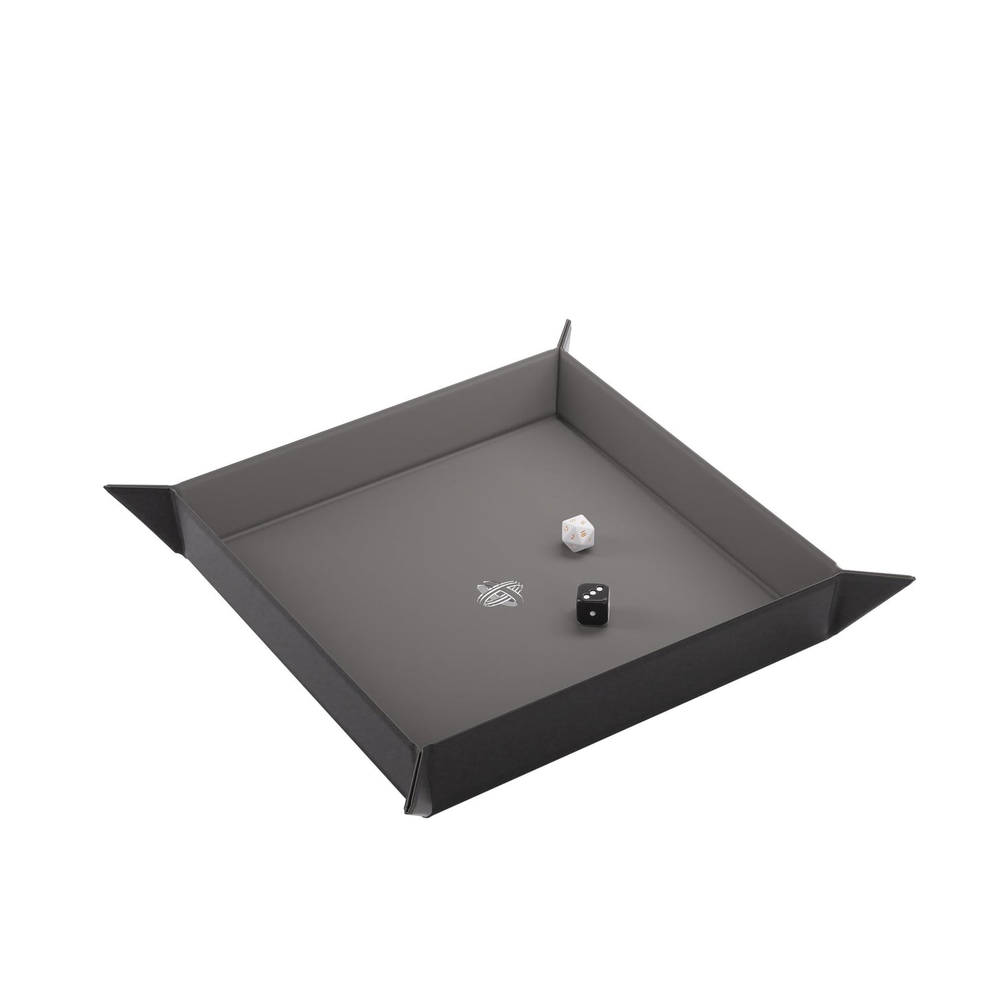 Magnetic Dice Tray Square Black/Gray - Khay Gieo Xúc Xắc Từ Tính - Gamegenic