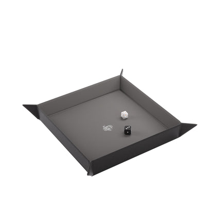 Magnetic Dice Tray Square Black/Gray - Khay Gieo Xúc Xắc Từ Tính - Gamegenic