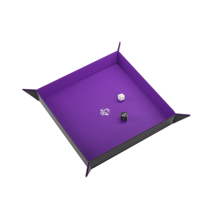 Magnetic Dice Tray Square Black/Purple - Khay Đổ Xúc Xắc Từ Tính - Gamegenic