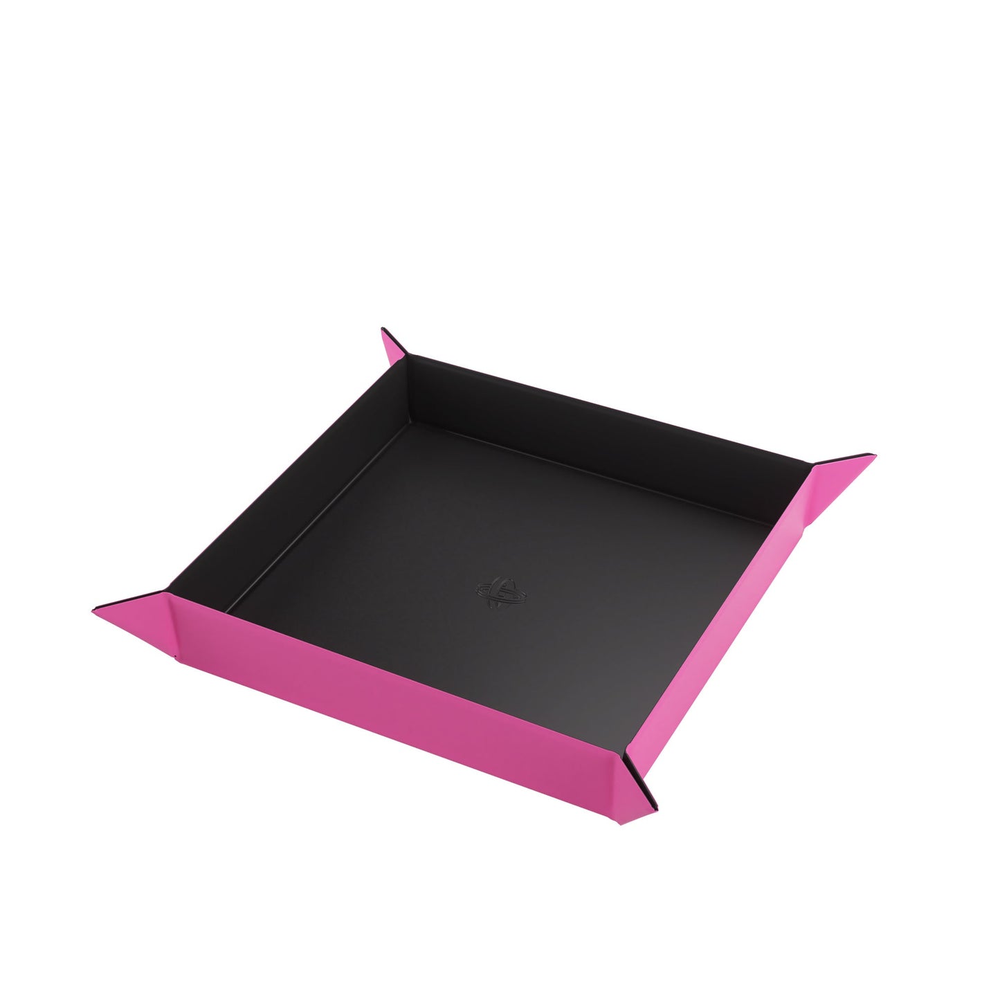 Magnetic Dice Tray Square Black/Pink - Khay Gieo Xúc Xắc Nam Châm - Gamegenic