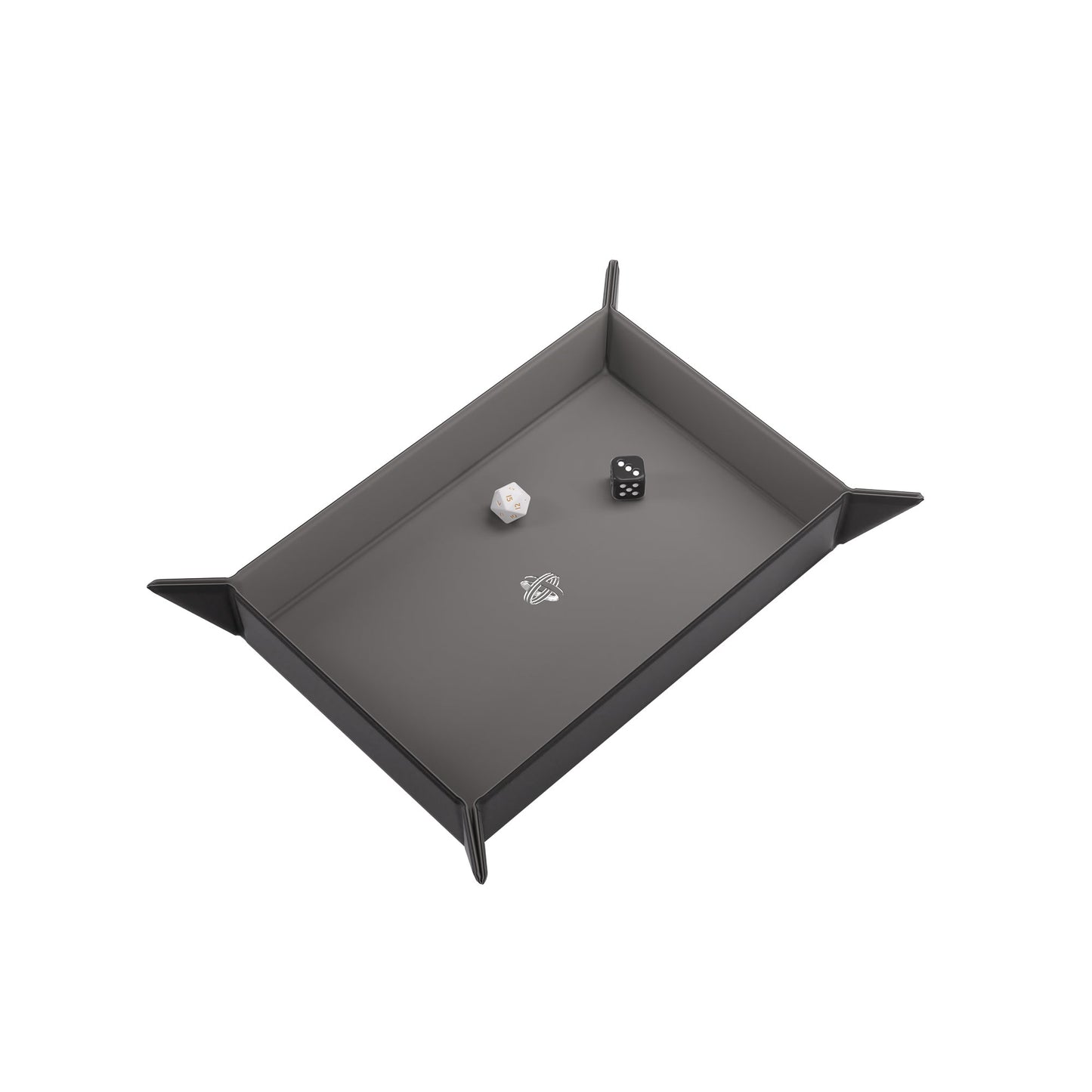 Magnetic Dice Tray Rectangular Black/Gray - Khay Gieo Xúc Xắc Nam Châm Gamegenic