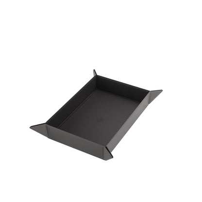 Magnetic Dice Tray Rectangular Black/Gray - Khay Gieo Xúc Xắc Nam Châm Gamegenic